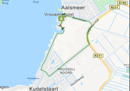 Werkzaamheden aan kabels en leidingen aan Kudelstaartseweg.